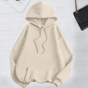 New SHEIN Cream Women's Hoodie